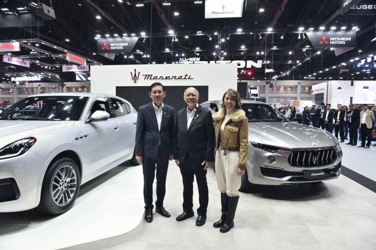 Maserati เขย่าเวที Motor Expo 2023 จัดแสดงยนตกรรมสปอร์ทอเนกประสงค์ Grecale GT