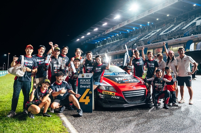 Motor Expo Racing Team สู้ยาว 10 ชม. RAAT Thailand Endurance Championship 2026 ปิดสนามสุดท้าย คว้าอันดับ 2 รุ่น TC4 มาครอง